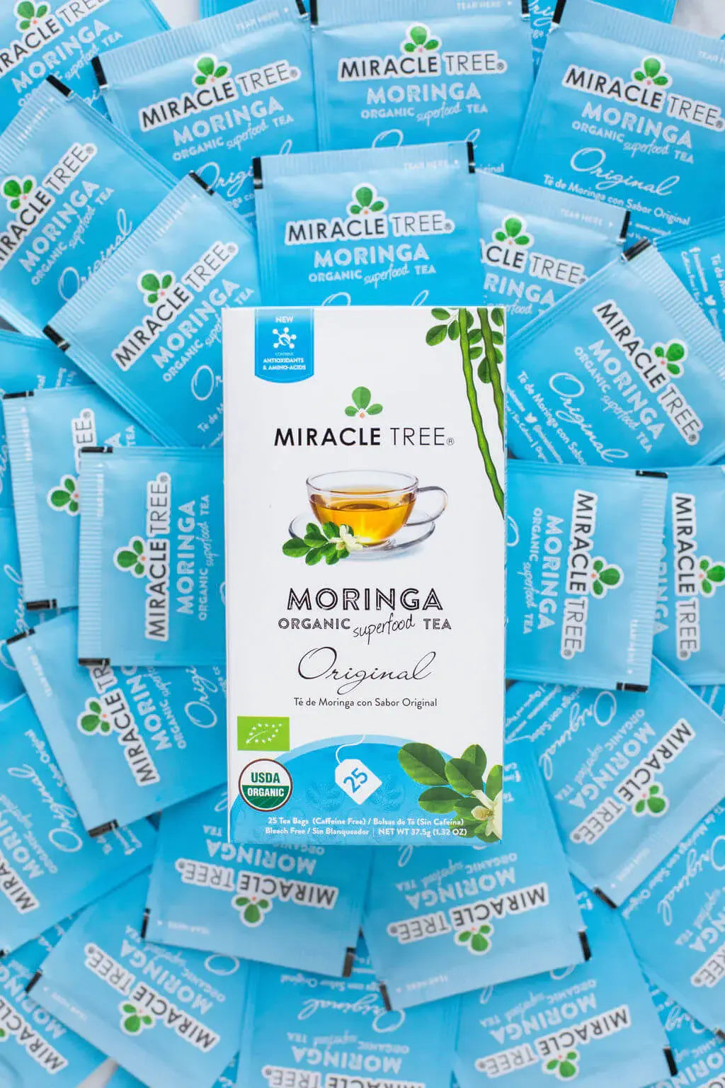 Organic Moringa Tea - Original - Caffeine-Free Herbal Tea-3