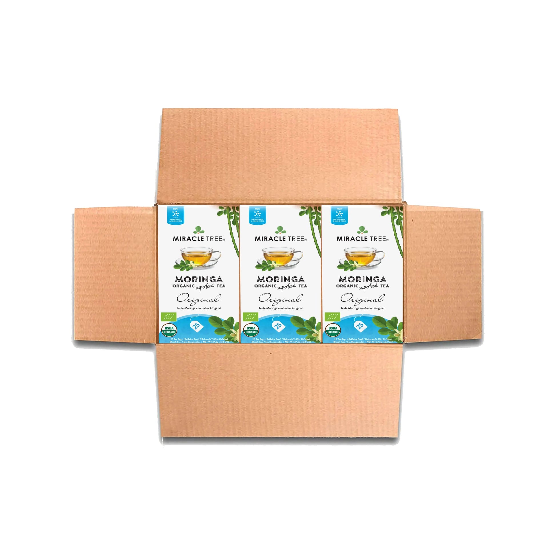 Organic Moringa Tea - Original - Caffeine-Free Herbal Tea-5