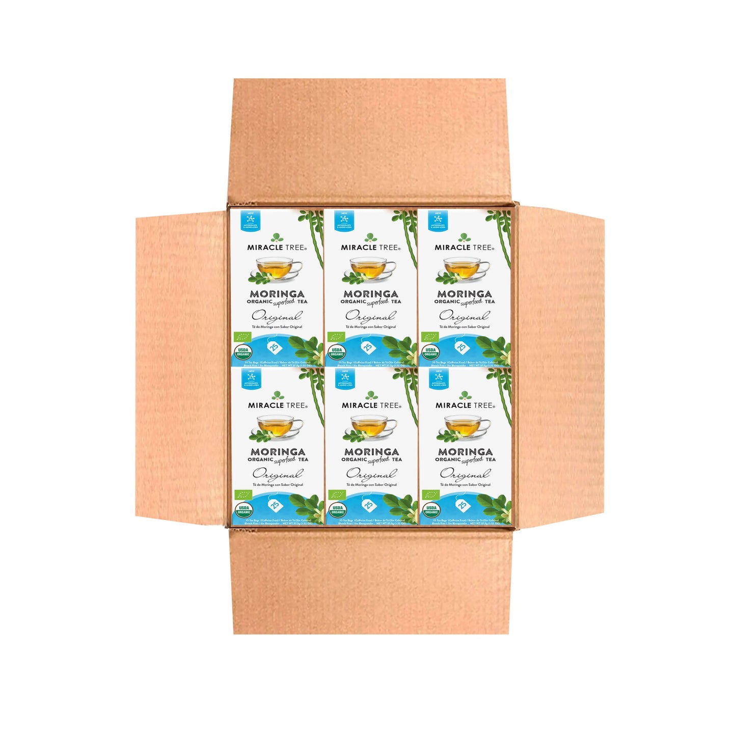 Organic Moringa Tea - Original - Caffeine-Free Herbal Tea-6